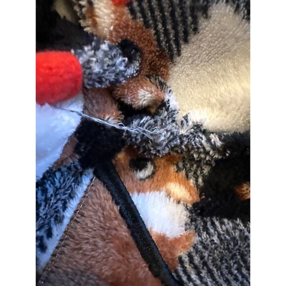 Rudolph the Red Nosed Reindeer Union Suit Women's Pajamas One Piece Size Medium - Picture 8 of 9